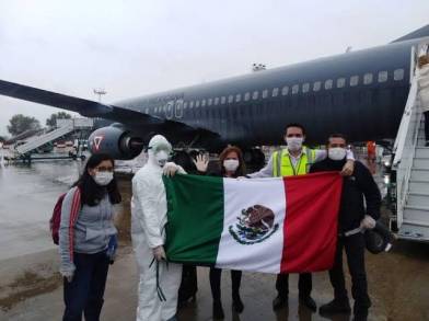 El Gobierno de México recibió  en el Aeropuerto Internacional de la CDMX a 189 connacionales procedentes de Estados Unidos